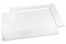 Pergamijn zakken wit met plakstrip - 550 x 500 mm | Enveloppenland.nl