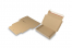 Brievenbusdozen met bovenklep en stripsluiting - 230 x 160 x 25 mm (A5), bruin | Enveloppenland.nl