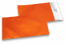 Oranje gekleurde mat metallic folie enveloppen - 114 x 162 mm | Enveloppenland.nl