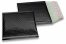 Luchtkussen enveloppen ECO metallic - zwart 165 x 165 mm | Enveloppenland.nl