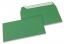 110 x 220 mm - Donkergroen gekleurde papieren enveloppen  | Enveloppenland.nl