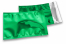 Groen gekleurde metallic folie enveloppen - 114 x 162 mm | Enveloppenland.nl