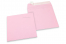 160 x 160 mm -  Lichtroze gekleurde papieren enveloppen | Enveloppenland.nl