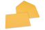 Wenskaart enveloppen gekleurd - goudgeel, 162 x 229 mm | Enveloppenland.nl