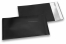 Zwart gekleurde mat metallic folie enveloppen - 114 x 162 mm | Enveloppenland.nl