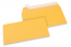 110 x 220 mm - Goudgeel gekleurde papieren enveloppen  | Enveloppenland.nl