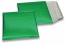 Luchtkussen enveloppen ECO metallic - groen 165 x 165 mm | Enveloppenland.nl
