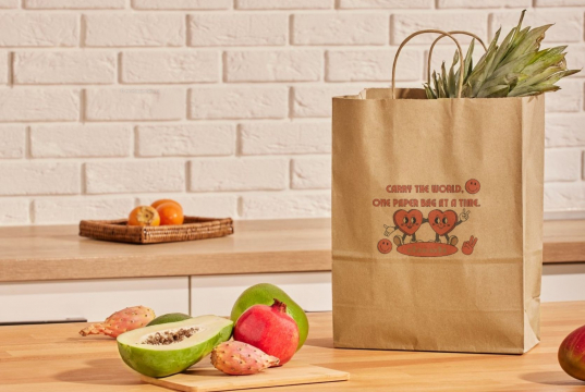  Papieren draagtassen gedraaide handgreep | Enveloppenland.nl