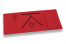 Airlaid servetten - rood met print (voorbeeld) | Enveloppenland.nl