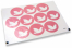 Sluitzegels doop - roze met witte duif | Enveloppenland.nl
