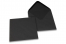 Wenskaart enveloppen gekleurd - zwart, 155 x 155 mm | Enveloppenland.nl
