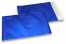 Donkerblauw gekleurde mat metallic folie enveloppen - 180 x 250 mm | Enveloppenland.nl