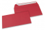 110 x 220 mm - Rood gekleurde papieren enveloppen  | Enveloppenland.nl