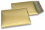 Luchtkussen enveloppen ECO mat metallic - goud 180 x 250 mm | Enveloppenland.nl