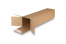 Verzendkokers vierkant met plakstrip - 610 x 140 x 140 mm | Enveloppenland.nl