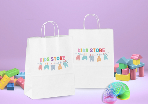  Papieren draagtassen gedraaide handgreep | Enveloppenland.nl