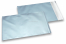 IJsblauw gekleurde mat metallic folie enveloppen - 180 x 250 mm | Enveloppenland.nl