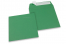 160 x 160 mm -  Donkergroen gekleurde papieren enveloppen | Enveloppenland.nl