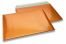Luchtkussen enveloppen ECO metallic - oranje 320 x 425 mm | Enveloppenland.nl