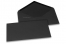 Wenskaart enveloppen gekleurd - zwart, 110 x 220 mm | Enveloppenland.nl
