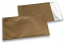 Brons gekleurde mat metallic folie enveloppen - 114 x 162 mm | Enveloppenland.nl