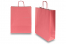 Papieren draagtassen gedraaide handgreep - fluweelrood, 320 x 120 x 410 mm, 100 gr | Enveloppenland.nl