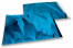 Blauw gekleurde metallic folie enveloppen - 320 x 430 mm | Enveloppenland.nl