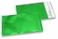 Groen gekleurde mat metallic folie enveloppen - 114 x 162 mm | Enveloppenland.nl