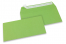 110 x 220 mm - Appelgroen gekleurde papieren enveloppen  | Enveloppenland.nl
