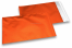 Oranje gekleurde mat metallic folie enveloppen - 180 x 250 mm | Enveloppenland.nl