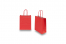 Papieren draagtassen gedraaide handgreep - vuurrood, 180 x 80 x 220 mm, 90 gr | Enveloppenland.nl