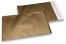 Brons gekleurde mat metallic folie enveloppen - 180 x 250 mm | Enveloppenland.nl