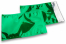 Groen gekleurde metallic folie enveloppen - 162 x 229 mm | Enveloppenland.nl