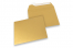 160 x 160 mm -  Goud gekleurde papieren enveloppen | Enveloppenland.nl