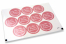 Sluitzegels communie - la mia prima comunione roze met witte krans | Enveloppenland.nl
