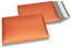 Luchtkussen enveloppen ECO mat metallic - oranje 180 x 250 mm | Enveloppenland.nl