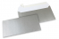 110 x 220 mm - Zilver gekleurde papieren enveloppen  | Enveloppenland.nl