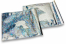 Zilver holografisch folie enveloppen gekleurd metallic - 165 x 165 mm | Enveloppenland.nl