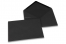 Wenskaart enveloppen gekleurd - zwart, 133 x 184 mm | Enveloppenland.nl