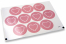 Sluitzegels liefde - roze met wit hart  met blaadjes | Enveloppenland.nl