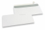 Witte papieren enveloppen, 114 x 229 mm (C5/6), 90 grams, stripsluiting, gewicht per stuk ca. 5 gr. | Enveloppenland.nl