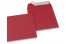 160 x 160 mm -  Donkerrood gekleurde papieren enveloppen | Enveloppenland.nl