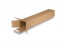 Verzendkokers vierkant met plakstrip - 610 x 105 x 105 mm | Enveloppenland.nl