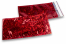 Rood holografisch folie enveloppen gekleurd metallic - 114 x 229 mm | Enveloppenland.nl