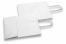 Papieren draagtassen gedraaide handgreep - wit, 180 x 80 x 220 mm, 90 gr | Enveloppenland.nl