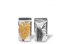 Stazakken metallic transparant - zilver metallic, 110 x 185 x 70 mm - 250 ml | Enveloppenland.nl