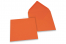 Wenskaart enveloppen gekleurd - oranje, 155 x 155 mm | Enveloppenland.nl