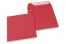 160 x 160 mm -  Rood gekleurde papieren enveloppen | Enveloppenland.nl