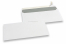 Witte papieren enveloppen, 110 x 220 mm (DL), 80 grams, stripsluiting, gewicht per stuk ca. 4 gr. | Enveloppenland.nl