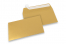 114 x 162 mm -  Goud metallic gekleurde papieren enveloppen | Enveloppenland.nl